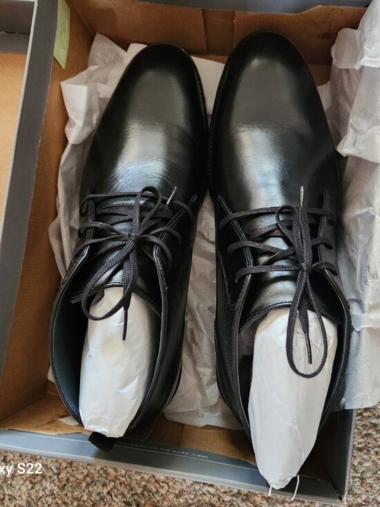 Stacy Adams Kyron Chukka Boots. Black Leather. NIB. Size 11.5. Men